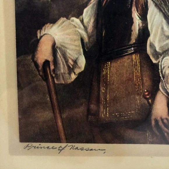 VINTAGE FINE ART Willian II Prince of Orange - Nassau by Sir Anthony Van Dyck